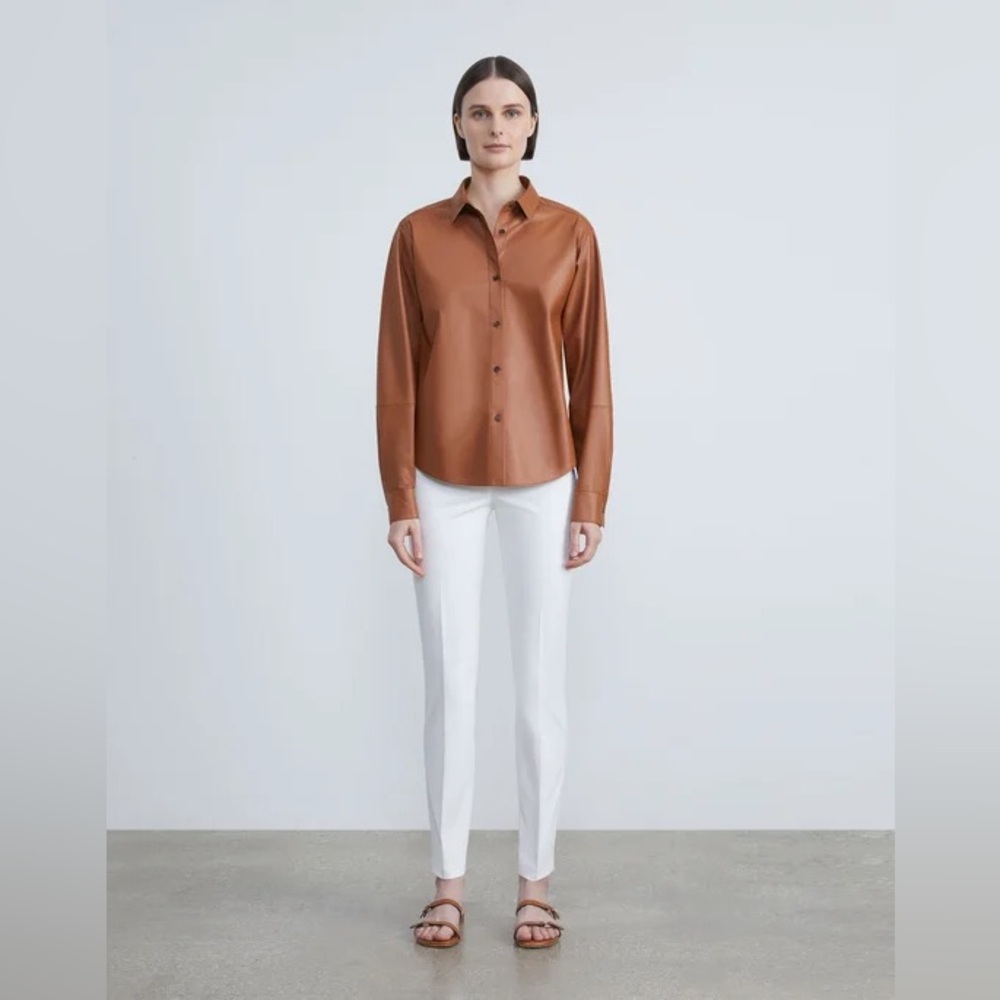 Lafayette 148 STRETCH MANHATTAN PANT - Picture 1 of 6